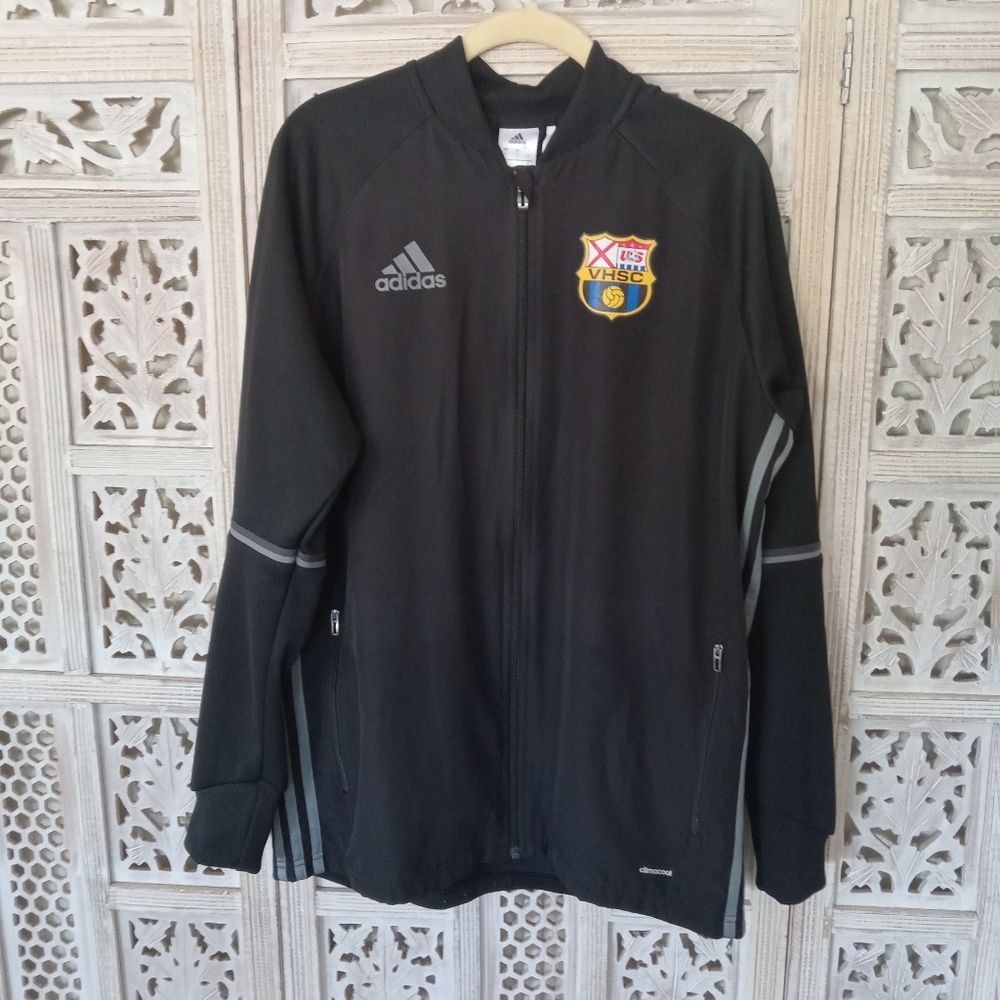 ADIDAS CLIMATE COOL VESTAVIA HILLS SOCCER CLUB ZIP UP SIZE L